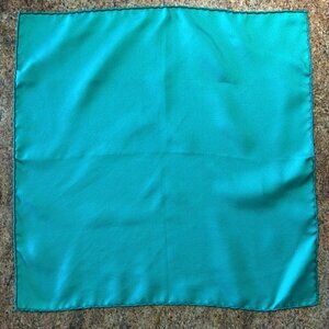 Hermes St. Patrick Green Silk Pocket Square Handkerchief (Green in pics is off)